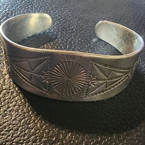 Sterling silver cuff bracelet
